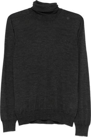 Barba Maglione in lana a collo alto - Grigio