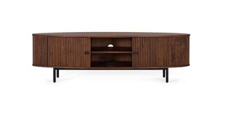 Giner&Colomer Mueble tv con 2 puertas fabricado artesanalmente en madera de acacia