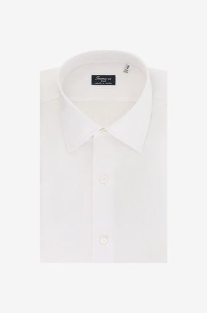 Finamore Lang&auml;rmeliges Hemd aus Baumwolle