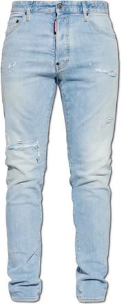 Dsquared2 Teddy Jeans - Heren - Slim Fit Jeans - Blauw - M - Katoen - Jeans
