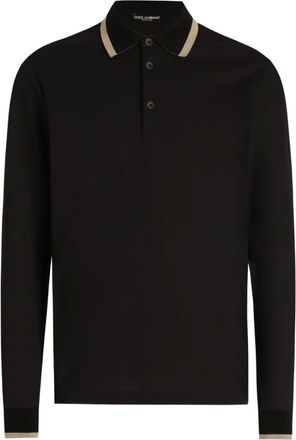 Dolce & Gabbana Polo a maniche lunghe - Nero