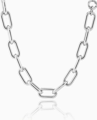 ネックレス・ペンダント FEDERICA TOSI Chain Necklace in Silver Brass Woman Federica Tosi Ella chain-link necklace - women - Brass - One