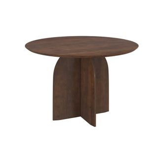 Rendez-Vous D&eacute;co Mesa redonda en madera de mango 4 plazas