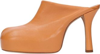Bottega Veneta Sandalen Leer - Dames - Muiltjes - Bruin - 37 EU - Leer - Schoenen