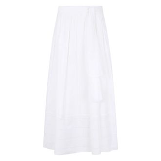 Fabiana Filippi Midi Skirts, female, White, Size: XS Long Light Skirt