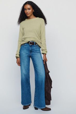 Paige Anessa 31 High Rise Wide Leg Jeans