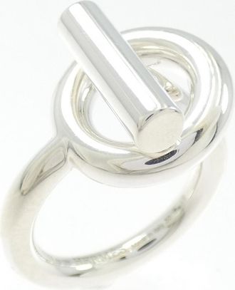 Herm&egrave;s Silver 925 Band Ring (Pre-Owned)