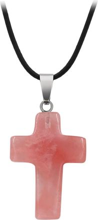 Generic Natural Stone Pendant Color Pattern Rough Crystal Necklace Necklaces Packs (I, One Size)