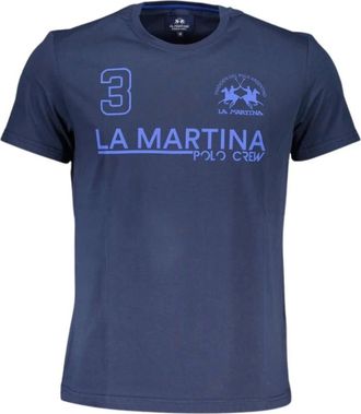 La Martina T-shirt - - Tops - Uomo - Blu - L