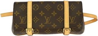 Louis Vuitton Pre-owned Belt Bags, female, Brown, Size: ONE SIZE Pre-owned Canvas Belt Bag