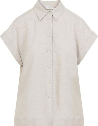 PESERICO Linen Short Sleeves Shirt