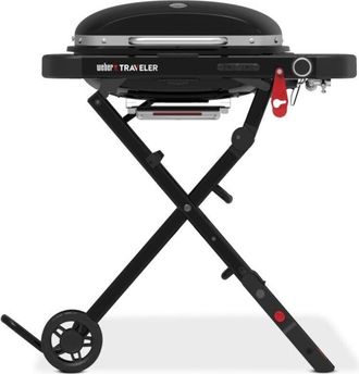 Weber Barbacoa De Gas Traveler Compacta Negra C&oacute;d. 1500557