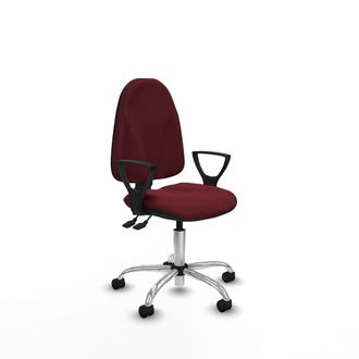 Piqueras y Crespo Piqueras Y Crespo Silla Ergon&oacute;mica Granate Para Escritorio