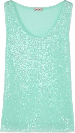Oltre Dames, Tops, Groen, Maat: XL Poliester