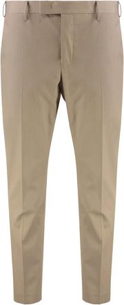 Pantaloni Torino Slim Fit Silkochino Broek met Zakken - Heren - Nette broeken - Beige - M - Katoen - Broeken