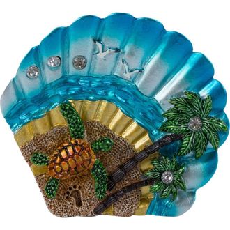 Beachcombers Beach Scene Scallop Magnet in Blue at Nordstrom