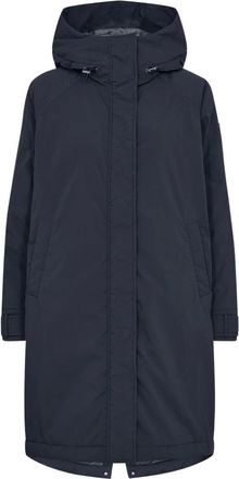 Mos Mosh Cali Parka Jas - Dames - Parka Jassen - Blauw - XS - Leer - Jassen