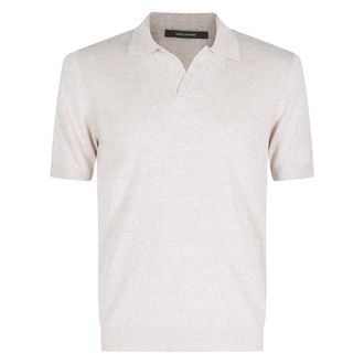 Tagliatore Polo Shirts, male, Beige, Size: 3XL Polo Shirts