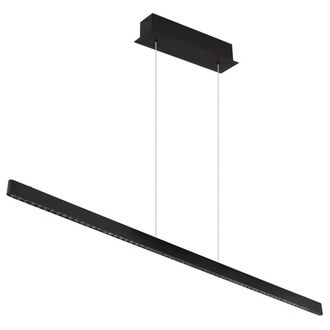 Netlighting Dentsy 120cm Bar Pendant Matt Black LED 4000K Touch Dimmer