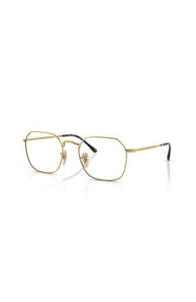 Ray-Ban 53mm Irregular optical glasses in Gold at Nordstrom
