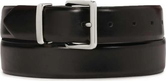 Kazar Klassieke zwart leren riem - Dames - Riemen - Zwart - 80 CM - Leer - Accessoires