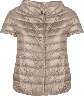 Herno Neutral Piumino Lightweight Boxy Polyamide Jacket
