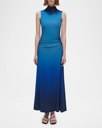 SIMKHAI Aldina Sleeveless Jersey Midi Dress