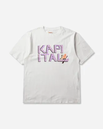 KAPITAL Men s 20/-Jersey Crew T-Shirt (Canoe Kapital) Purple