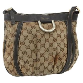 Gucci Pre-owned Vintage Schoudertas - Dames - Pre-owned - Bruin - Maat: ONE Size Leer