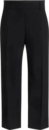 Khaite Cam Pant - Dames - Vrijetijds broeken - Zwart - XS - Wol - Broeken