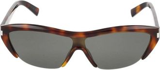 Saint Laurent Havana Grijs Zonnebril SL 704 003 - Dames - Zonnebrillen - Bruin - ONE Size - Accessoires