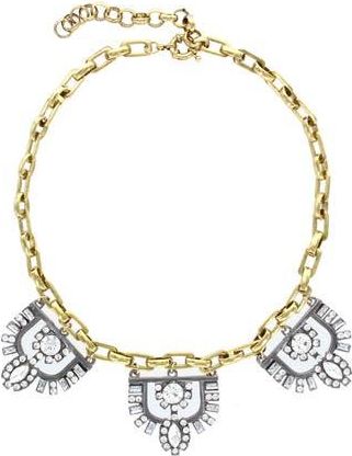 Olivia Welles Camila Deco Necklace in Antique Gold-Gunmetal at Nordstrom Rack
