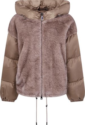 Betta Corradi Coat Hooded Dudu