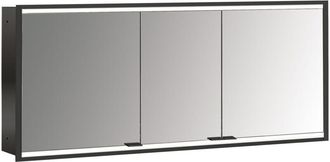 Emco Prime 2 Armario Con Espejo Iluminado, 1600 Mm, 3 Puertas, - Emco