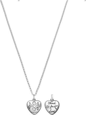 Gucci Blind For Love Ketting - Dames - Kettingen - Grijs - ONE Size - Accessoires