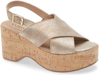 Cordani Jovi Slingback Platform Sandal in Granito Corda at Nordstrom, Size 5.5Us
