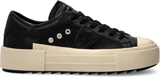 Philippe Model Sneakers Paris Haute Tennis - Dames - Sneakers - Zwart - 37 EU - Katoen - Schoenen