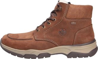 Rieker Bruine veterlaarzen - Heren - Veterlaarzen - Bruin - 42 EU - Leer - Schoenen