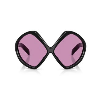 Prada 0pr B21s Oversized Geometric Frame Sunglasses