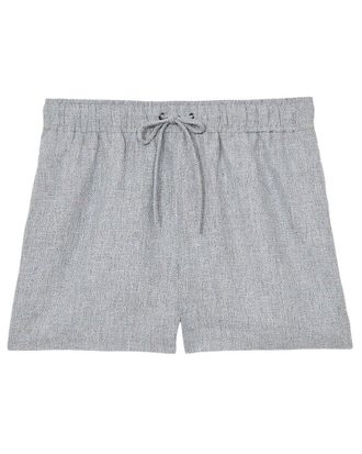 Reiss Willow Linen-Blend Short
