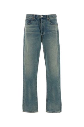 A Gold E Light Blue Straight Jeans