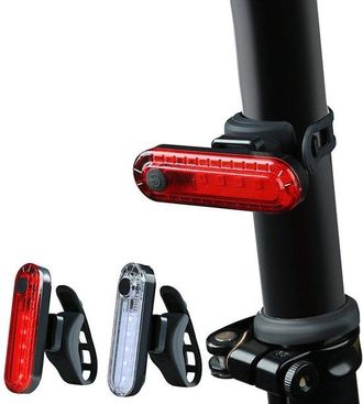 OEM Luz Trasera Para Bicicleta, Carga Usb Para Ciclismo Al Aire Libre, Led Cob De Alto Brillo, Luz De Advertencia De Seguridad