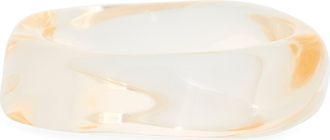 Nordstrom Rack Resin Bangle Bracelet in Clear at Nordstrom Rack