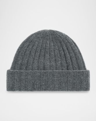Toteme Wide-Ribbed Cashmere Beanie