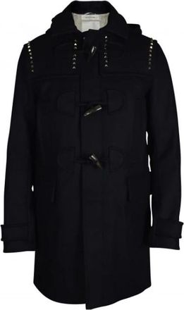 Valentino Garavani Rockstud Coat - Heren - Zomerjassen - Zwart - XL - Wol - Jassen