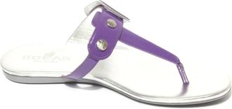 Hogan Valencia sandalen schoenen - Dames - Slippers - Paars - 35 EU - Schoenen