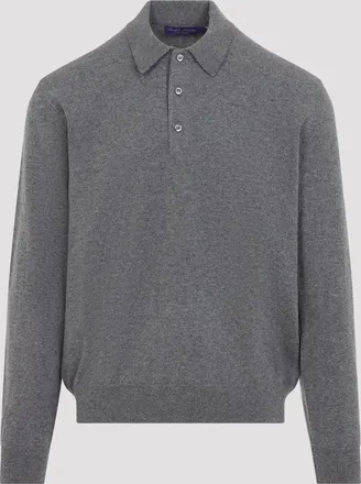 Ralph Lauren Purple Label Etichetta viola Ralph Lauren L/S Polo in maglia