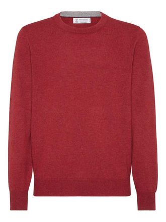Brunello Cucinelli Cashmere Crew Neck Sweater