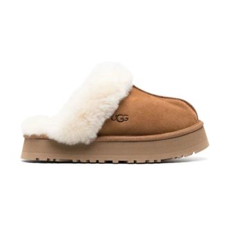 UGG Slippers, female, Brown, Size: 10 US Disquette Slipper