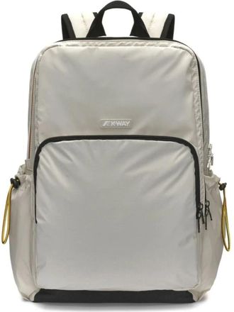 K-Way Gizy Backpack - Heren - Rugzakken - Beige - ONE Size - Polyester - Tassen